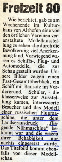 Modellbau Ausstellung