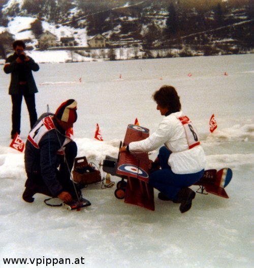 Eisfliegen am Brennsee